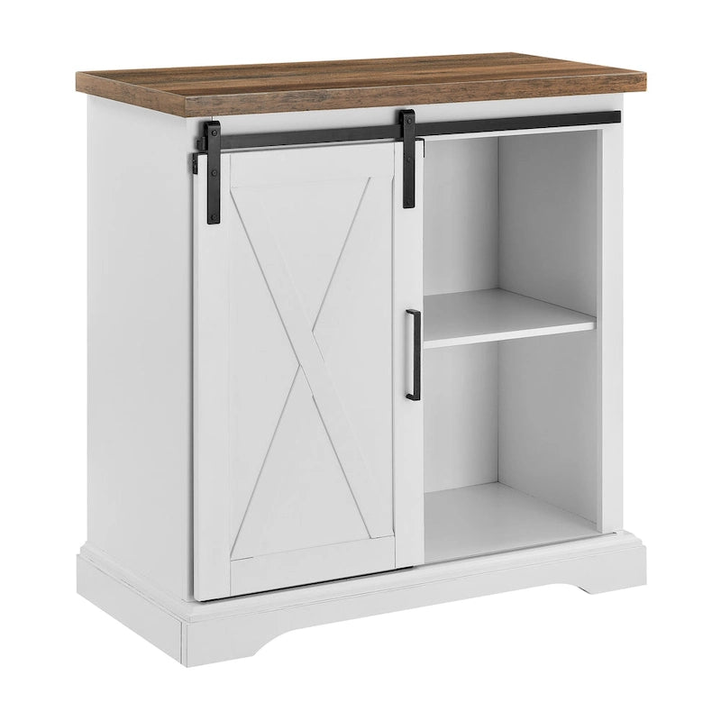 Middlebrook Wind Gap 32-inch Sliding Barn Door Cabinet