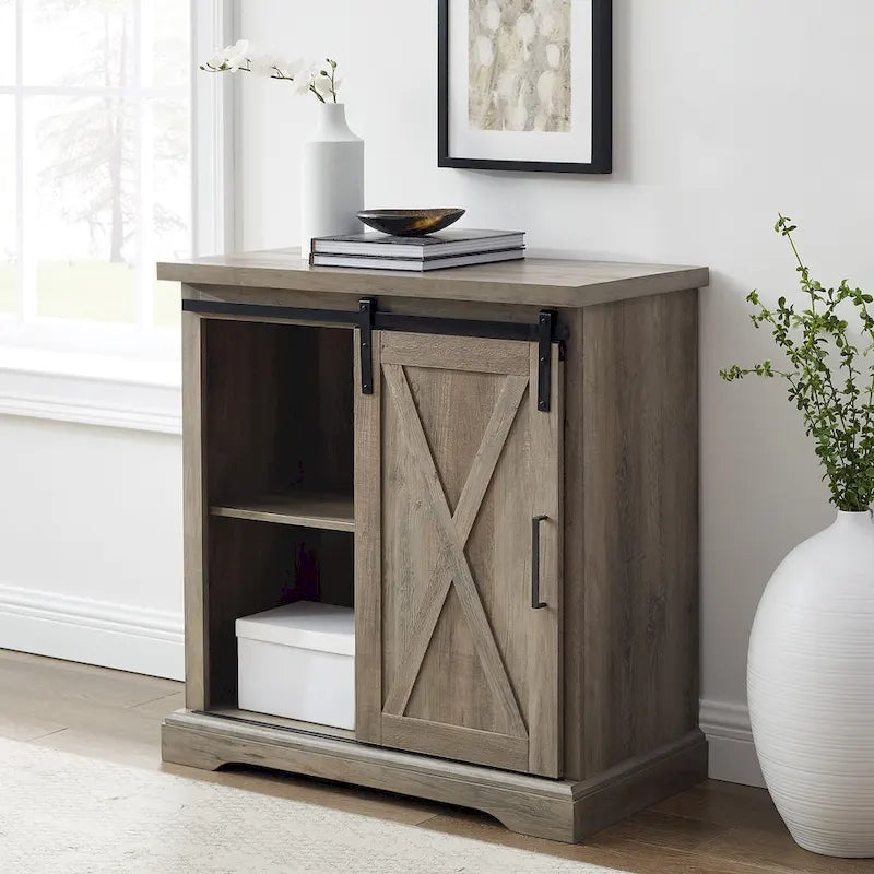 Middlebrook Wind Gap 32-inch Sliding Barn Door Cabinet