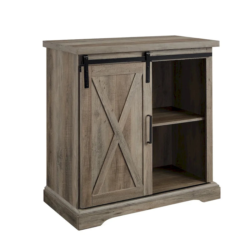 Middlebrook Wind Gap 32-inch Sliding Barn Door Cabinet