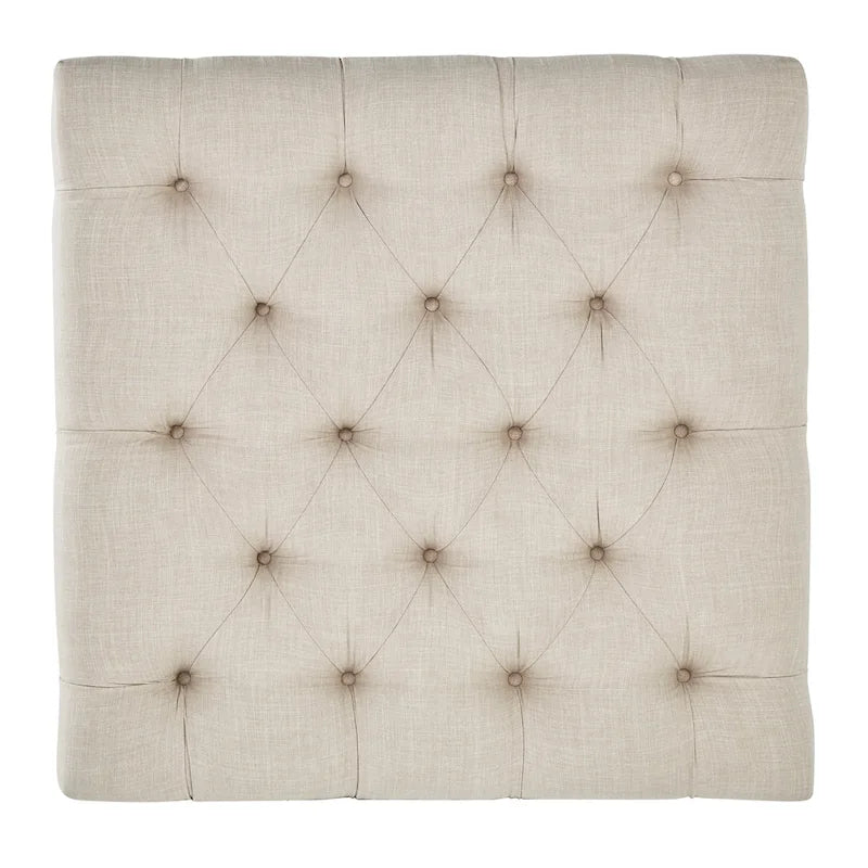 Lennon Baluster Storage Tufted Ottoman Table by iNSPIRE Q Artisan