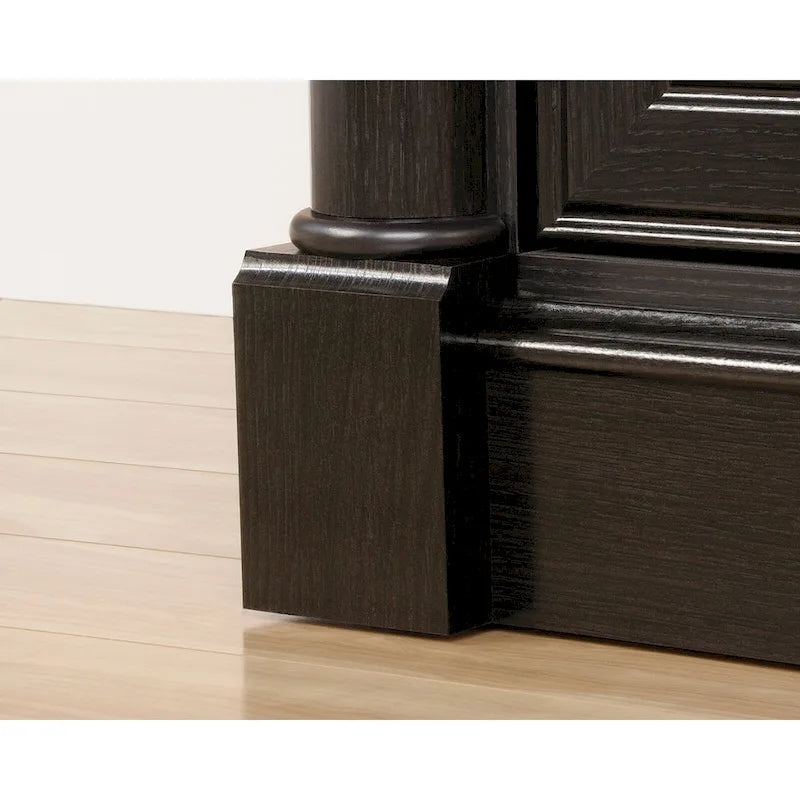 2-Drawer Lateral File Cabinet Full Extension Letter Legal Wood Split Oak Cherry Glacier